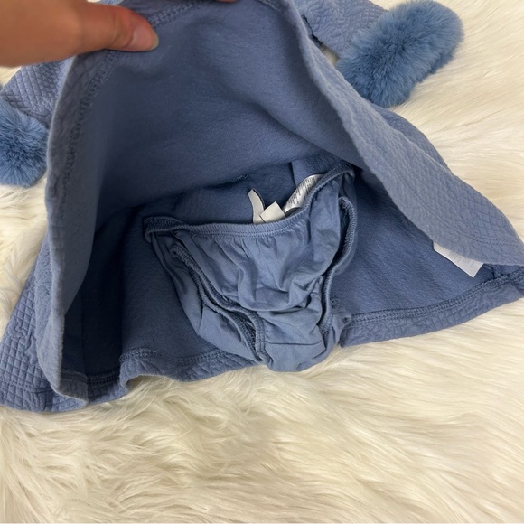 NWOT Janie + Jack Knit Floral Jacquard Faux Fur Cuff Dress + Bloomers 6-12 MOS - Picture 12 of 13